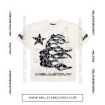 What makes the Hellstar Glitter p2p Graphic T-shirt unique?