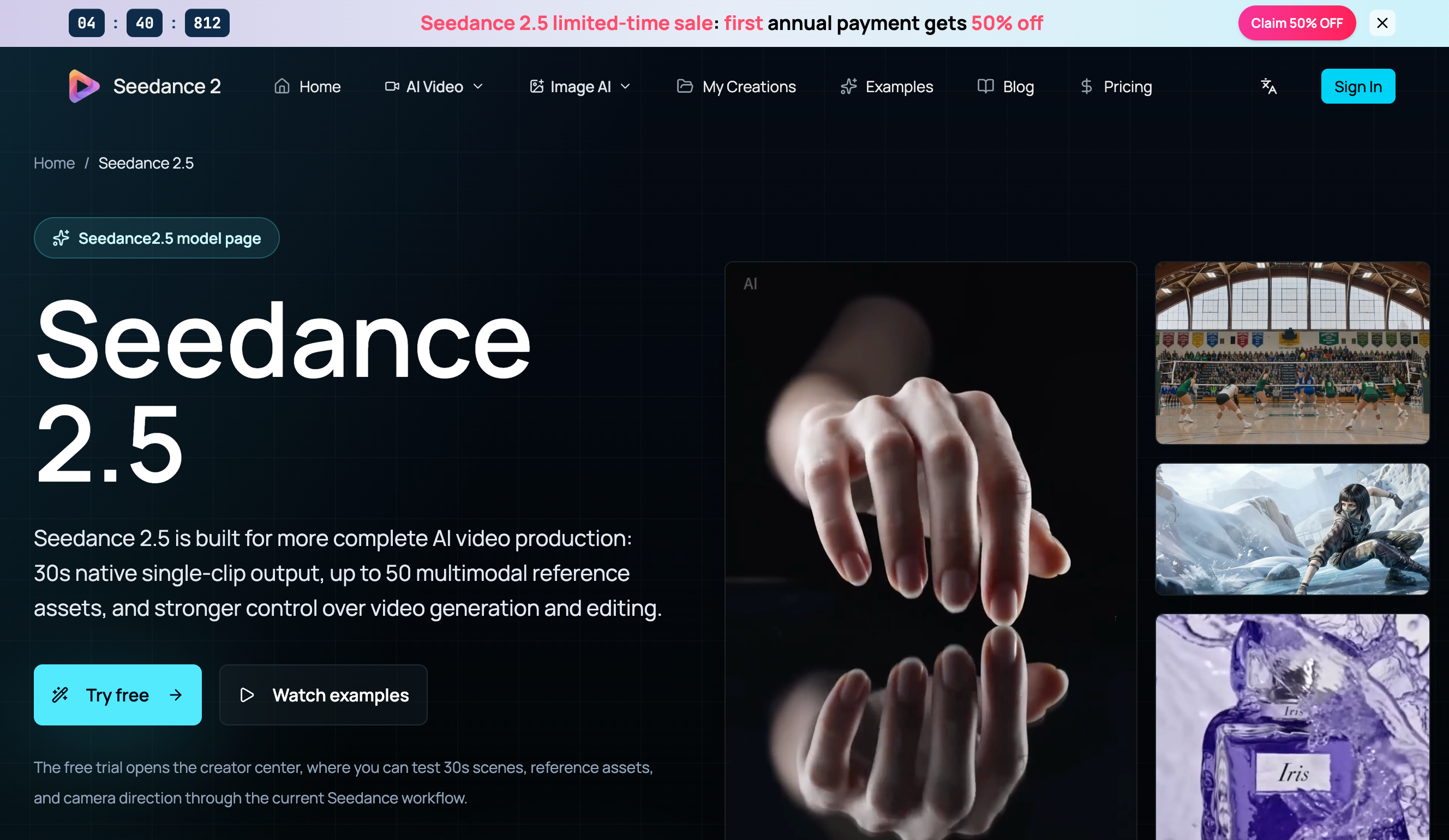 Try Seedance 2.5 AI Video Generator for Free