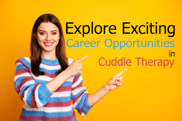 Illustration highlighting career opportunities in cuddle therapy in Germany for 2025, showcasing rising demand, potential growth, and a warm, professional outlook.